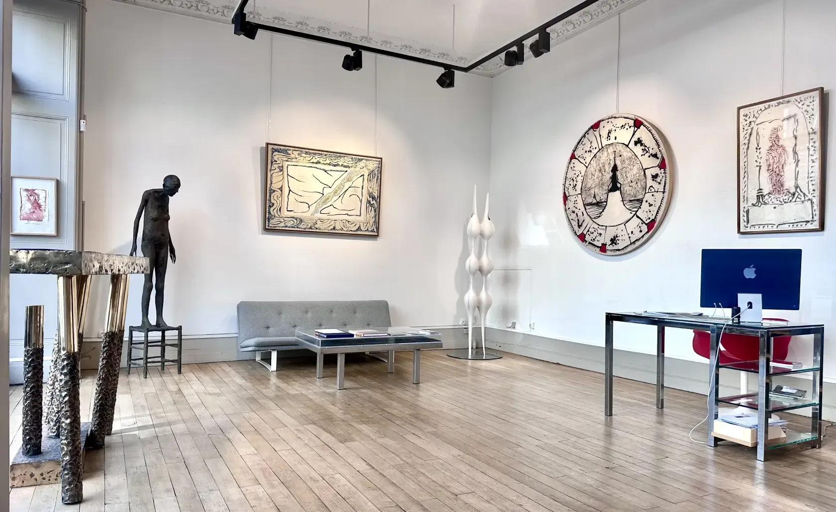Vue d'une exposition à la Galerie Artset